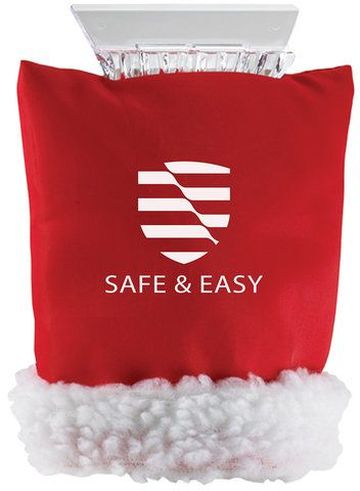 Deluxe Ice Scraper Hand Mitten -  6.50" W x 9.50" H x 1.00" D
